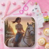 Reitpferd Pappteller (Party)