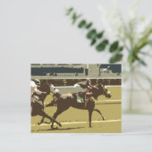 Reitpferd Postkarte (Stehend Vorderseite)