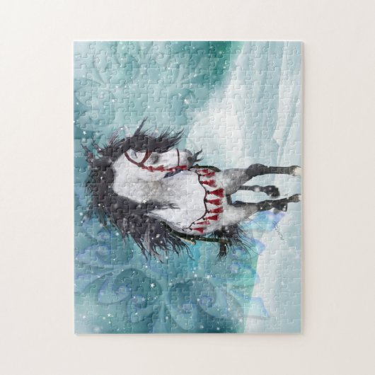 Reitpferd Puzzle (Vertikal)