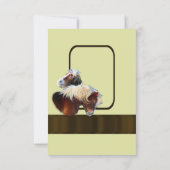 Reitpferd R.S.V.P RSVP Karte (Rückseite)