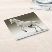 Reitpferd Rechteckiger Pappuntersetzer (angewinkelt)