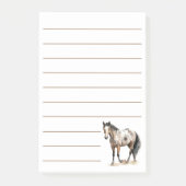 Reitpferd Reitpferd Post-it Klebezettel (Vorderseite)