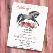 Reitpferd Saddle Up Birthday Party rosa Budget