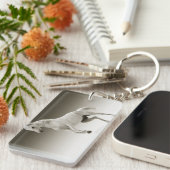 Reitpferd Schlüsselanhänger (Vorderseite rechts)