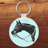 Reitpferd Schlüsselanhänger (Vorderseite)