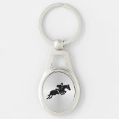 Reitpferd Schlüsselanhänger (Vorderseite)