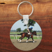 Reitpferd-Schlüsselanhänger Schlüsselanhänger (Vorderseite)