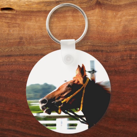 Reitpferd-Schlüsselanhänger Schlüsselanhänger (Vorderseite)