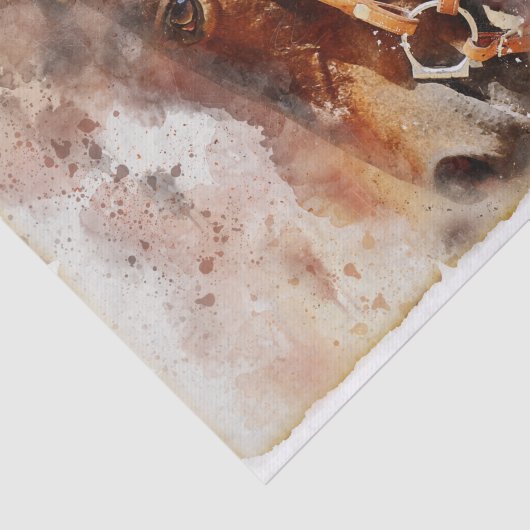 Reitpferd Seidenpapier (Ausschnitt)