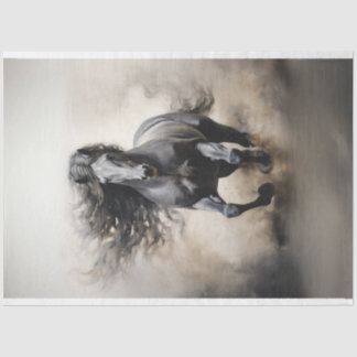 Reitpferd Seidenpapier