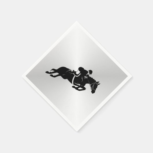 Reitpferd Serviette (Ecke)