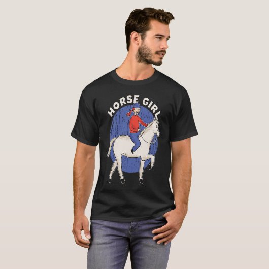 Reitpferd T-Shirt (Vorne ganz)