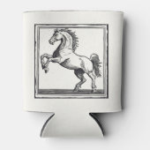 Reitpferd Vintager Individuelle Name Dosenkühler (Vorderseite)