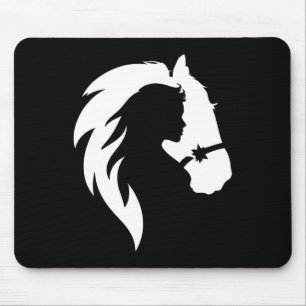 Reitpferd Western Cowgirl Horsebac Mousepad