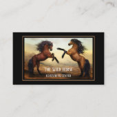 Reitpferde - Ausbildungszentrum Business Card Visitenkarte (Vorderseite)