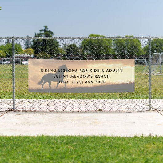 Reitpferde Banner (Insitu)