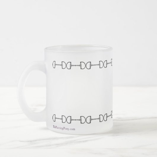 Reitpferde Bits Mattglastasse (Links)