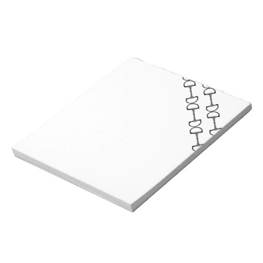 Reitpferde Bits Notizblock (Rotiert)