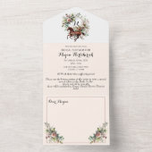 Reitpferde Blume All In One Einladung (Innen Boden)