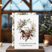 Reitpferde Blume Einladung