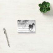 REITPFERDE, DIE ERINNERUNG FÜHREN POST-IT KLEBEZETTEL (Büro)