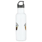 Reitpferde Edelstahlflasche (Vorderseite)