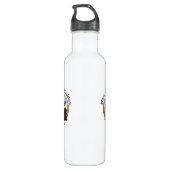 Reitpferde Edelstahlflasche (Rückseite)