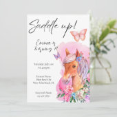 Reitpferde Einladung (Stehend Vorderseite)