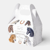 Reitpferde Geschenkschachtel (Rückseite)