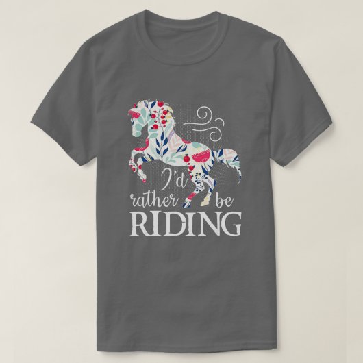 Reitpferde-ID statt Reitpferd T-Shirt (Design vorne)