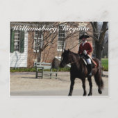 Reitpferde in Kolonial-Williamsburg Postkarte (Vorderseite)