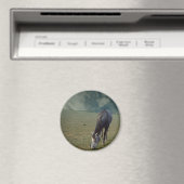 Reitpferde in Paddock Magnet (In Situ (Geschirrspüler))