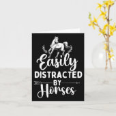 Reitpferde leicht abgelenkt karte (Gelbe Blume)