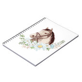 Reitpferde Notizblock (Linke Seite)