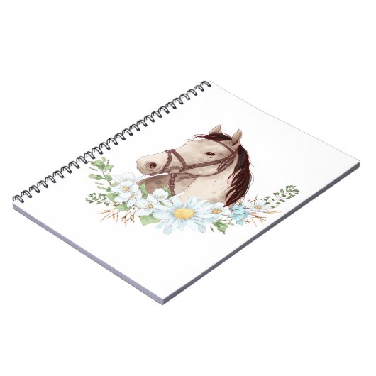 Reitpferde Notizblock (Linke Seite)