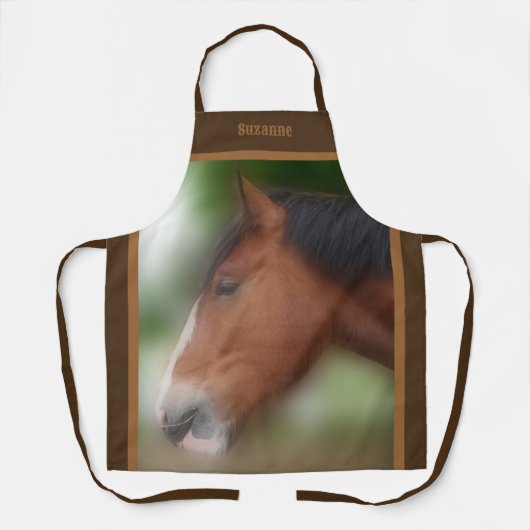 Reitpferde Personalisiert Schürze (Vorderseite)