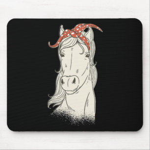Reitpferde Pferde und Frauen Mousepad