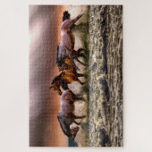 Reitpferde Puzzle (Vertikal)