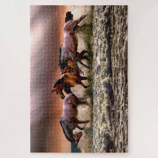 Reitpferde Puzzle (Vertikal)