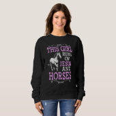 Reitpferde Sweatshirt (Vorne ganz)