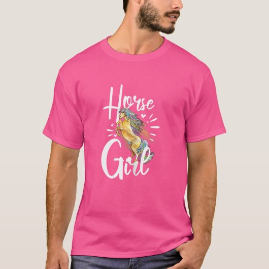 Reitpferde T-Shirt (Vorderseite)