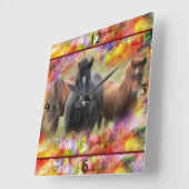 Reitpferde Uhr (Winkel)