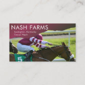 Reitpferde Visitenkarte (Vorderseite)