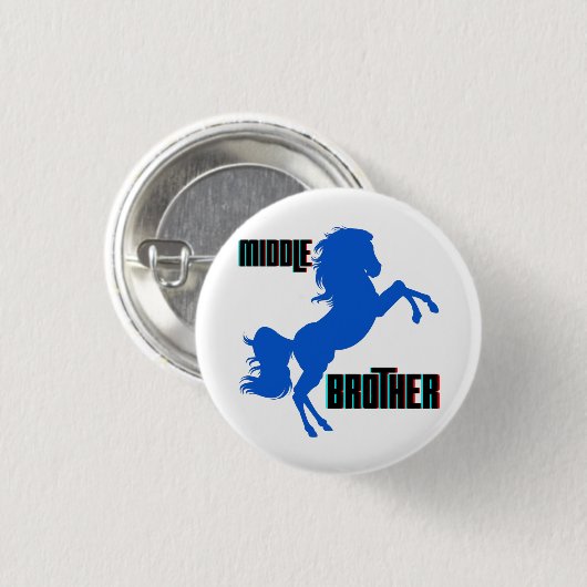 Reitpferden Button (Vorne & Hinten)