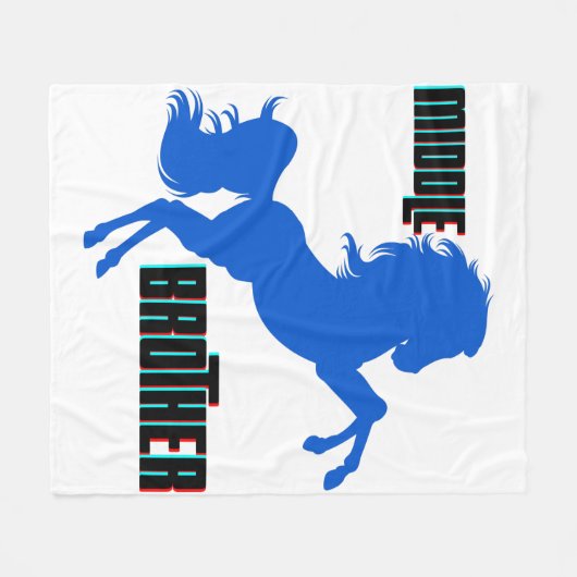 Reitpferden Fleecedecke (Vorderseite (Horizontal))