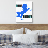 Reitpferden Leinwanddruck (Insitu (Schlafzimmer))