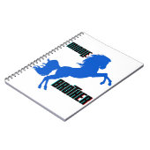 Reitpferden Notizblock (Linke Seite)