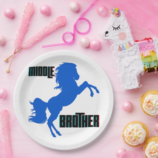 Reitpferden Pappteller (Party)