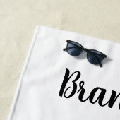 Reitpferden Strandtuch (Beispiel)