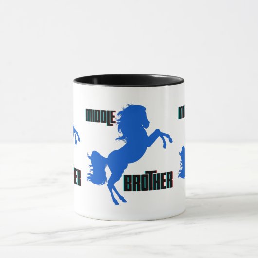 Reitpferden Tasse (Zentrum)